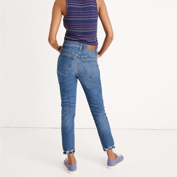 Madewell High-Rise Slim Boyjean Jeans Size 23 Melbourne Wash - Picture 3 of 12